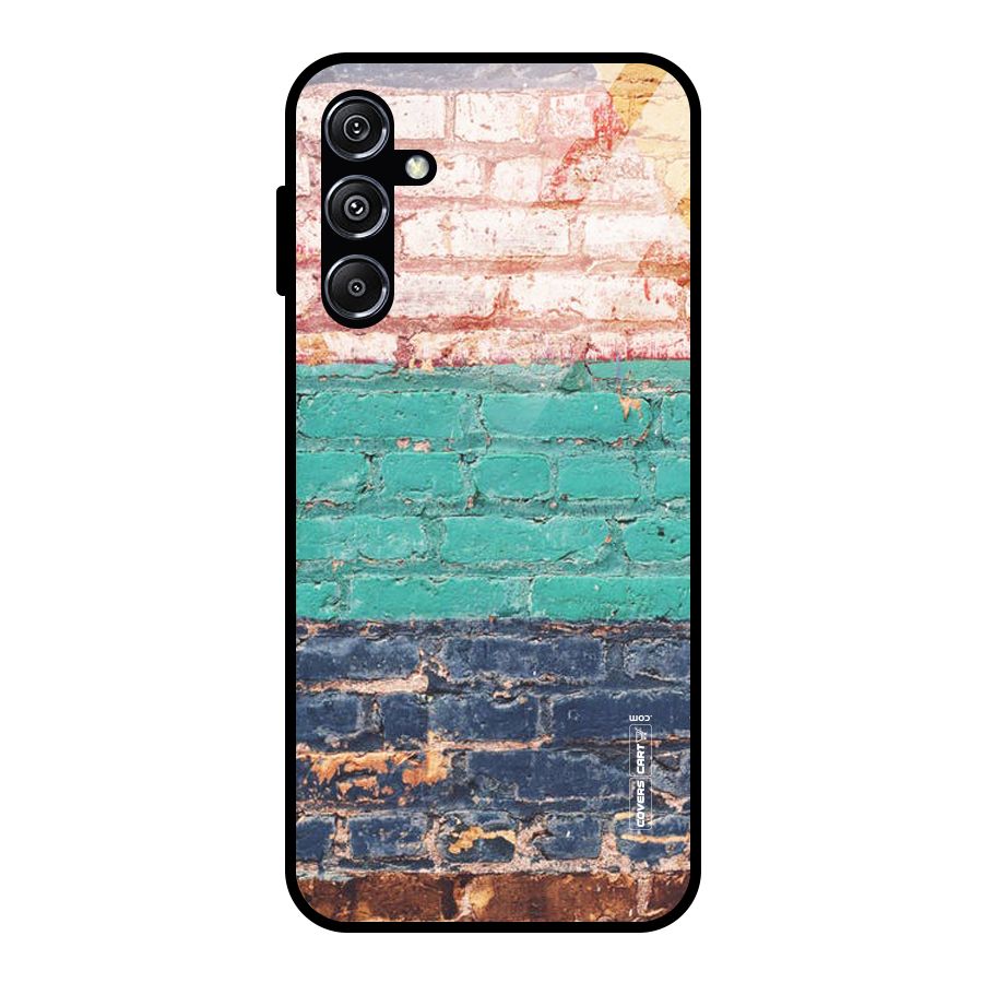 Wall Grafitty Glass Back Case for Galaxy M34 5G