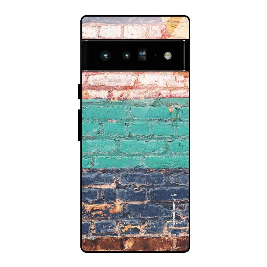 Wall Grafitty Glass Back Case for Google Pixel 6 Pro