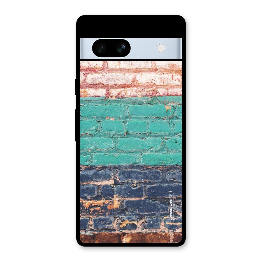 Wall Grafitty Glass Back Case for Google Pixel 7a