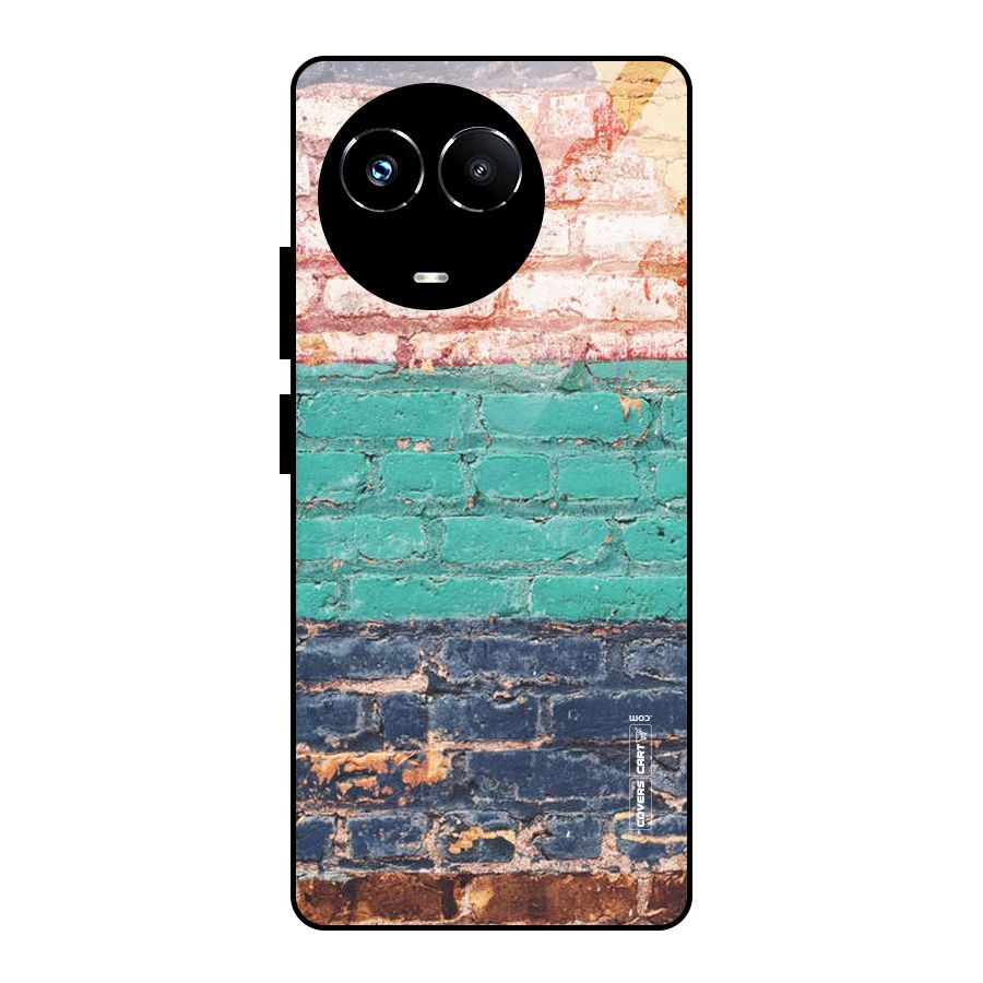 Wall Grafitty Glass Back Case for Realme 11X