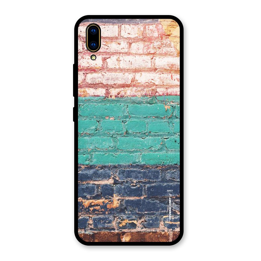 Wall Grafitty Glass Back Case for Vivo V11 Pro