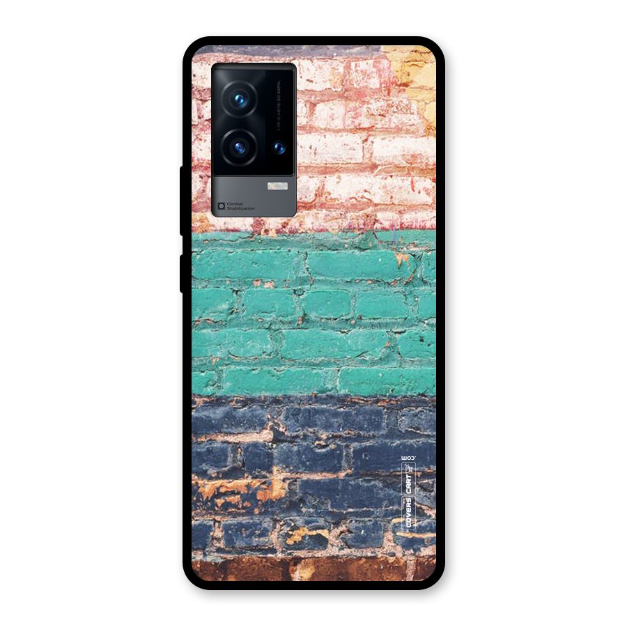 Wall Grafitty Glass Back Case for iQOO 9 5G