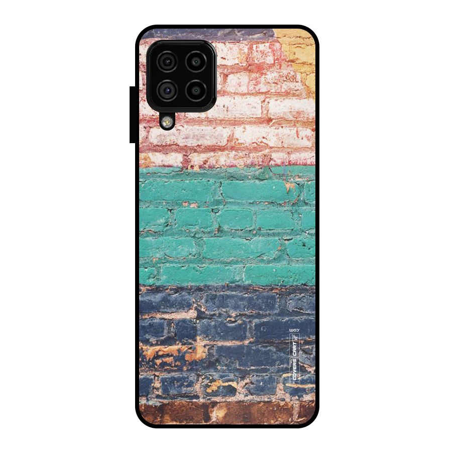 Wall Grafitty Metal Back Case for Galaxy A22 4G