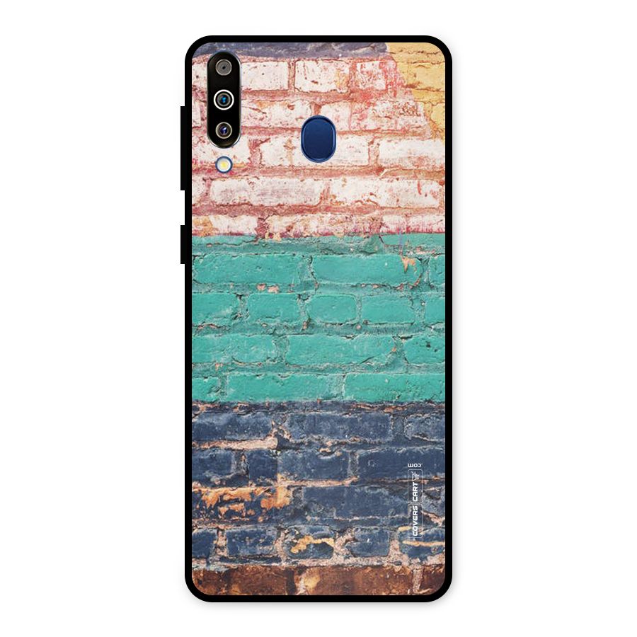 Wall Grafitty Metal Back Case for Galaxy M30
