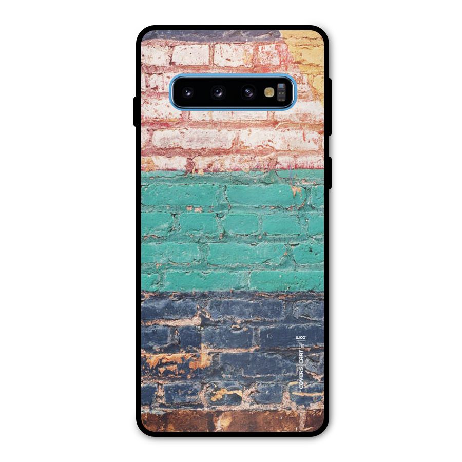 Wall Grafitty Metal Back Case for Galaxy S10