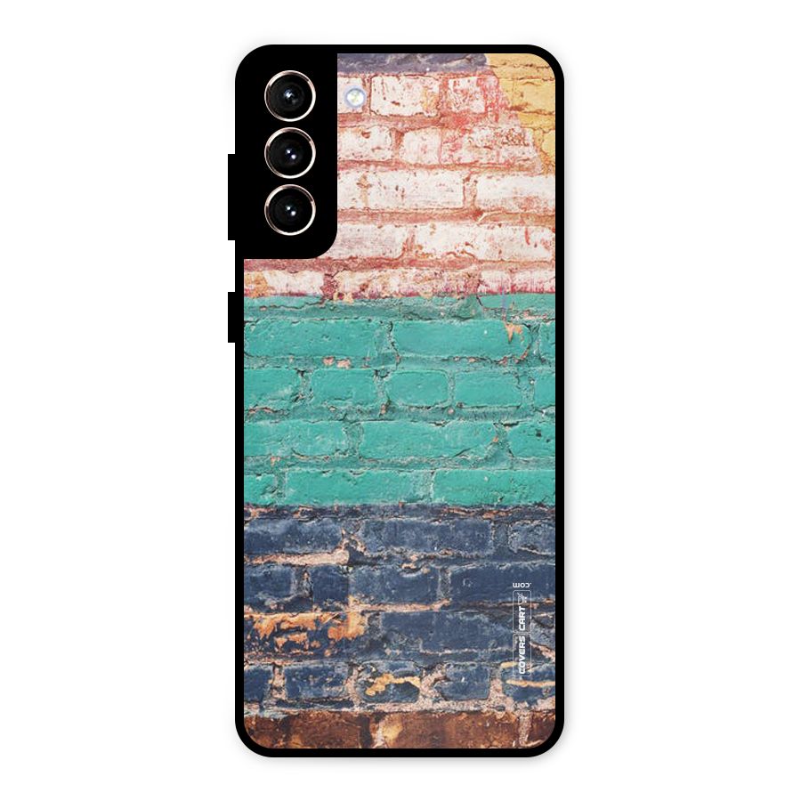Wall Grafitty Metal Back Case for Galaxy S21 Plus