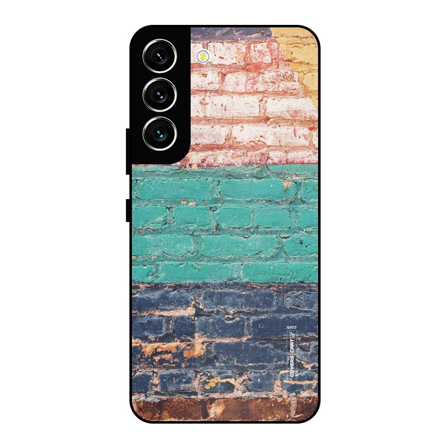 Wall Grafitty Metal Back Case for Galaxy S22 5G