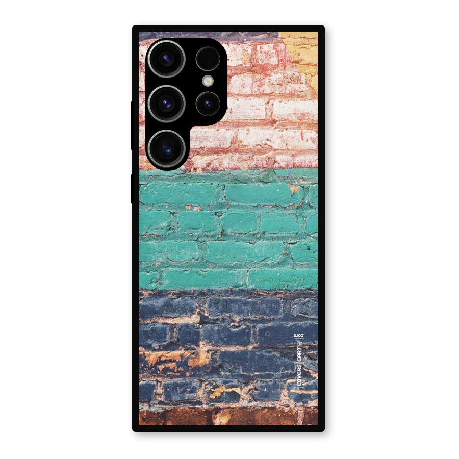 Wall Grafitty Metal Back Case for Galaxy S23 Ultra