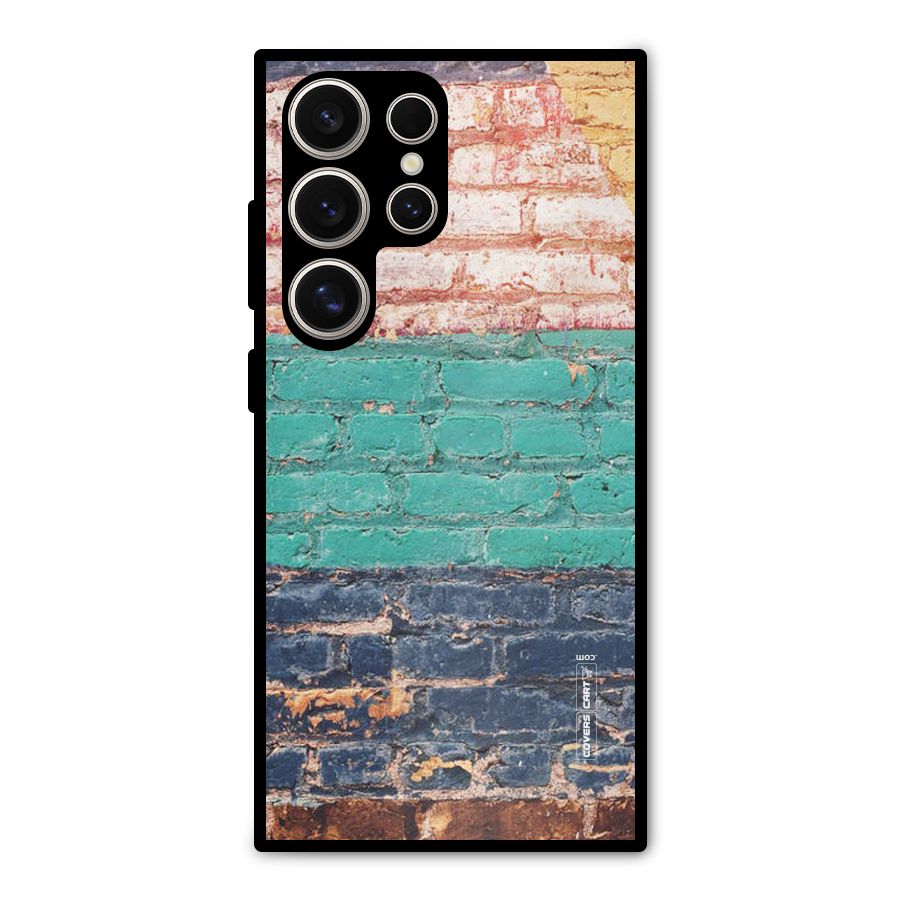 Wall Grafitty Metal Back Case for Galaxy S24 Ultra
