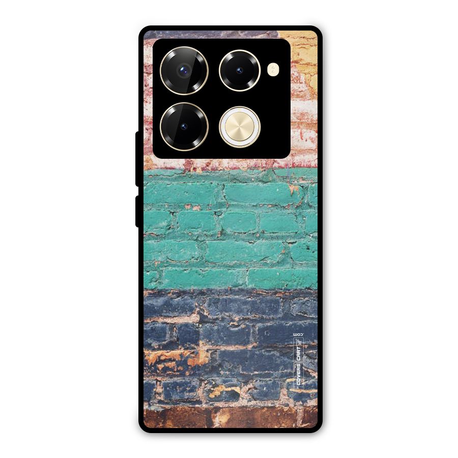 Wall Grafitty Metal Back Case for Infinix Note 40 Pro