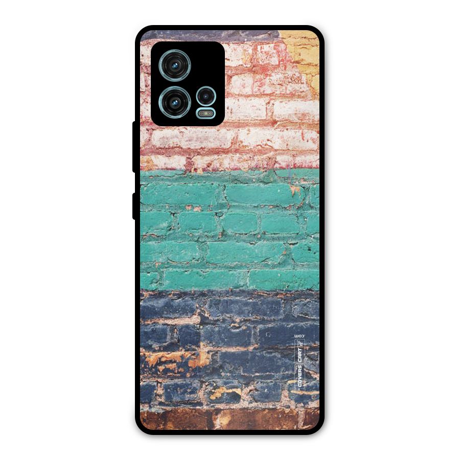Wall Grafitty Metal Back Case for Moto G72