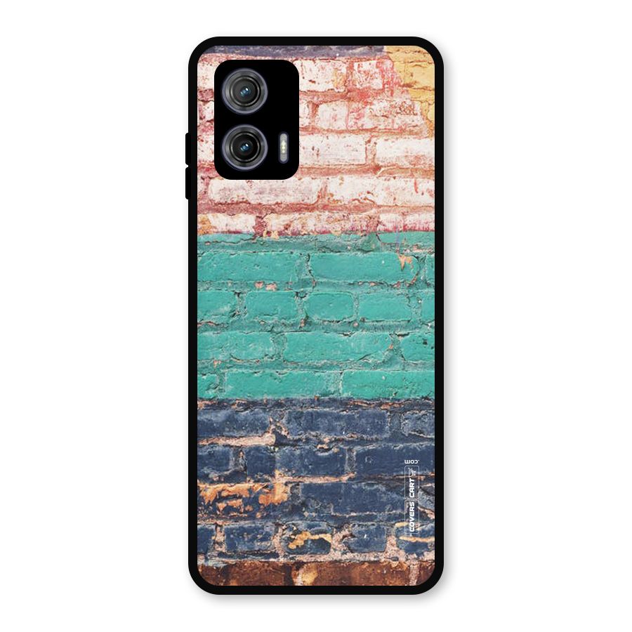 Wall Grafitty Metal Back Case for Moto G73