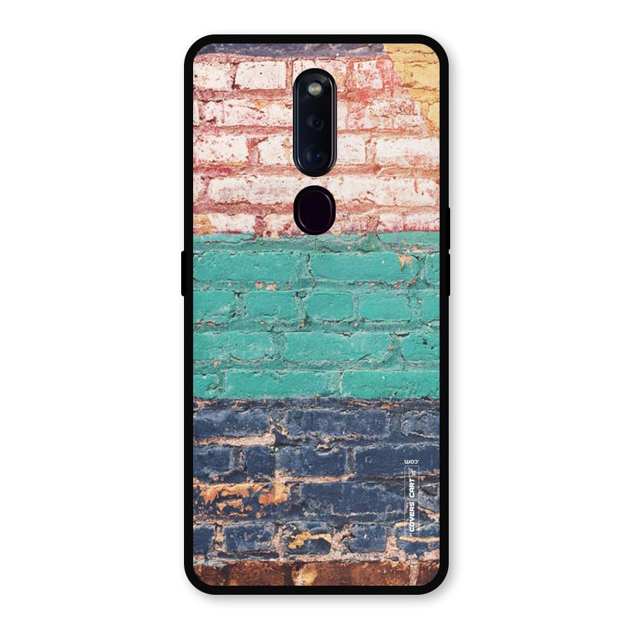 Wall Grafitty Metal Back Case for Oppo F11 Pro