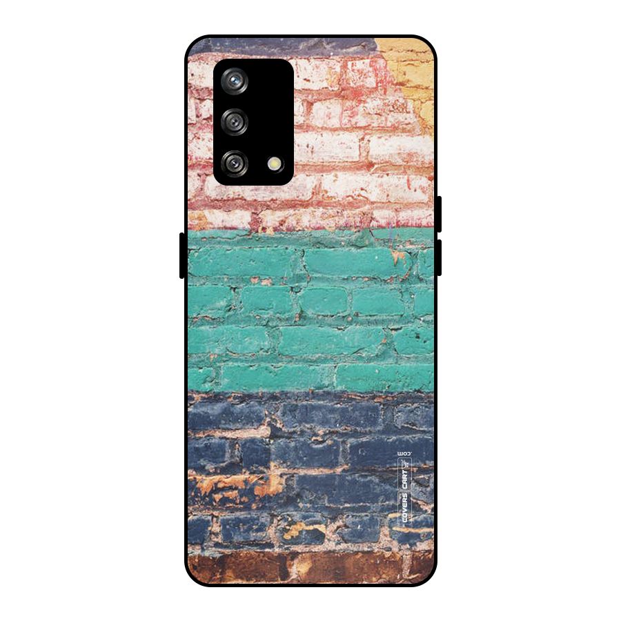 Wall Grafitty Metal Back Case for Oppo F19