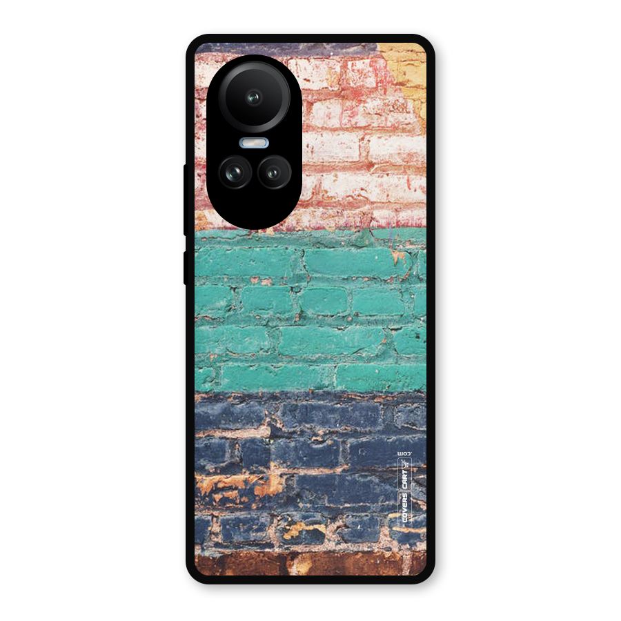 Wall Grafitty Metal Back Case for Oppo Reno10