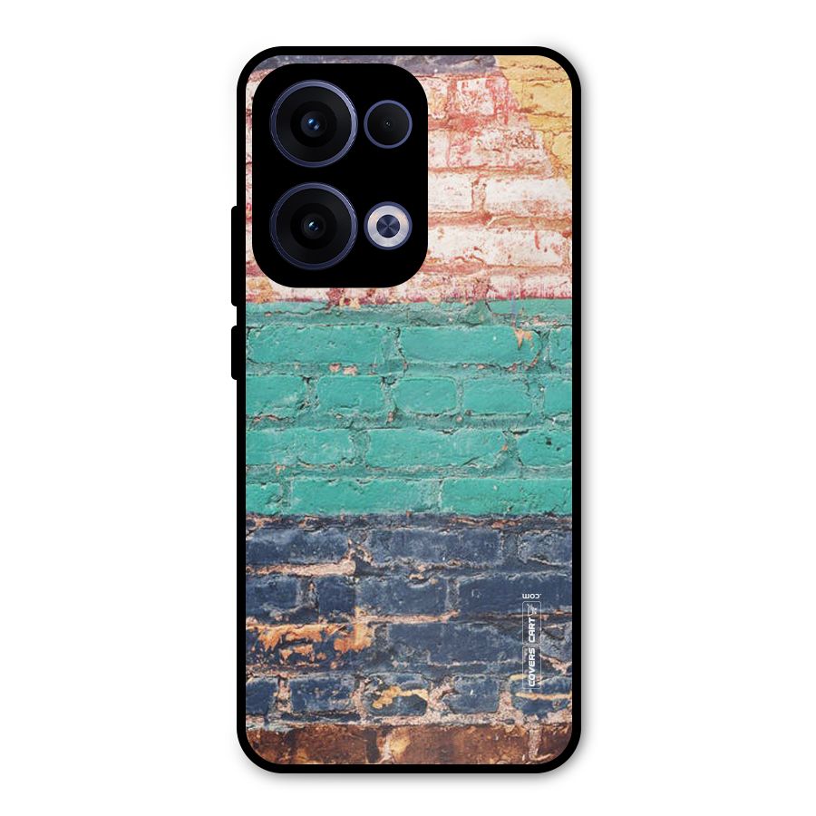 Wall Grafitty Metal Back Case for Oppo Reno13