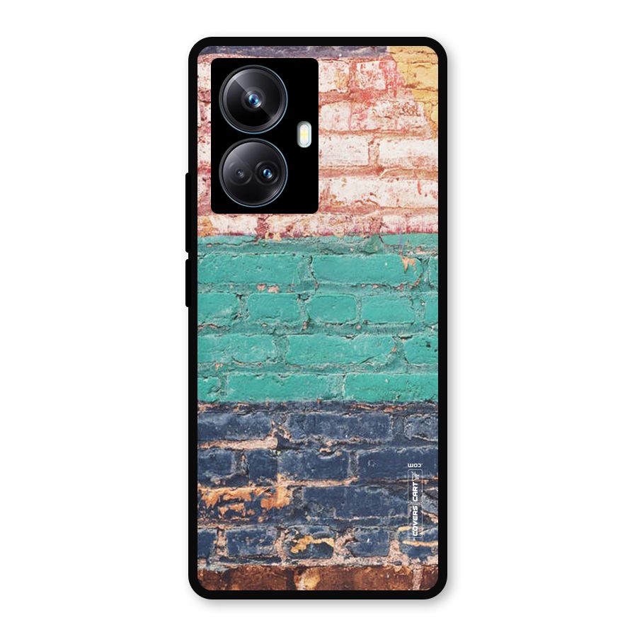 Wall Grafitty Metal Back Case for Realme 10 Pro Plus