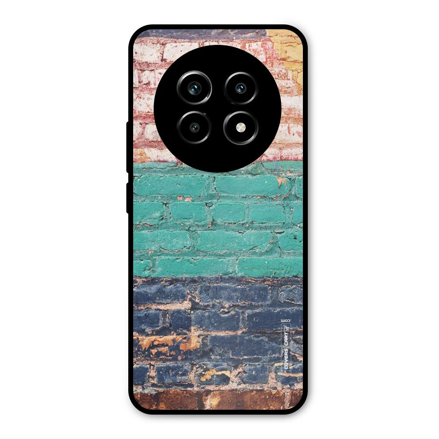 Wall Grafitty Metal Back Case for Realme 13 Pro
