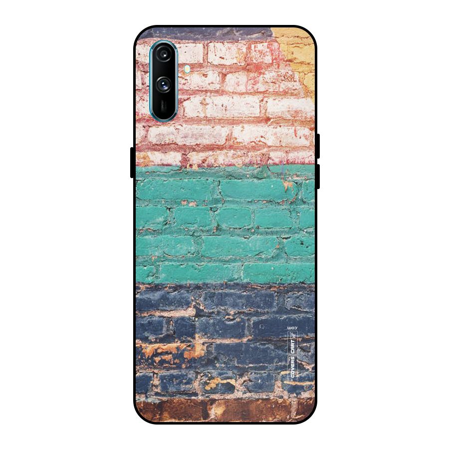 Wall Grafitty Metal Back Case for Realme C3