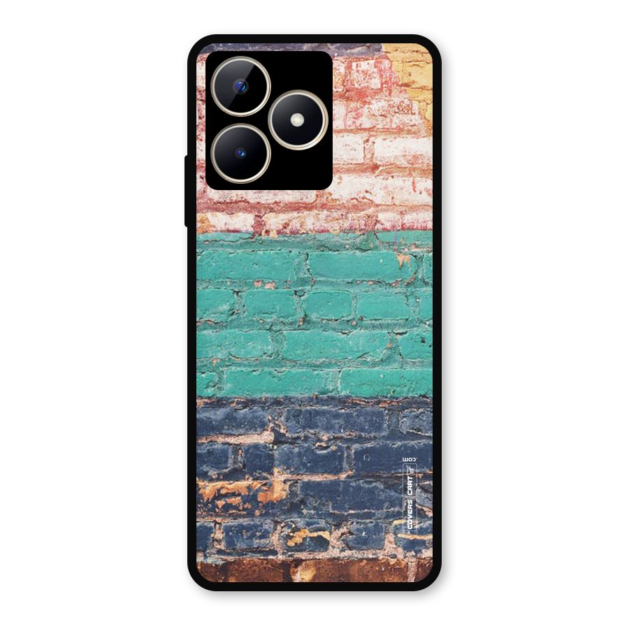 Wall Grafitty Metal Back Case for Realme C53