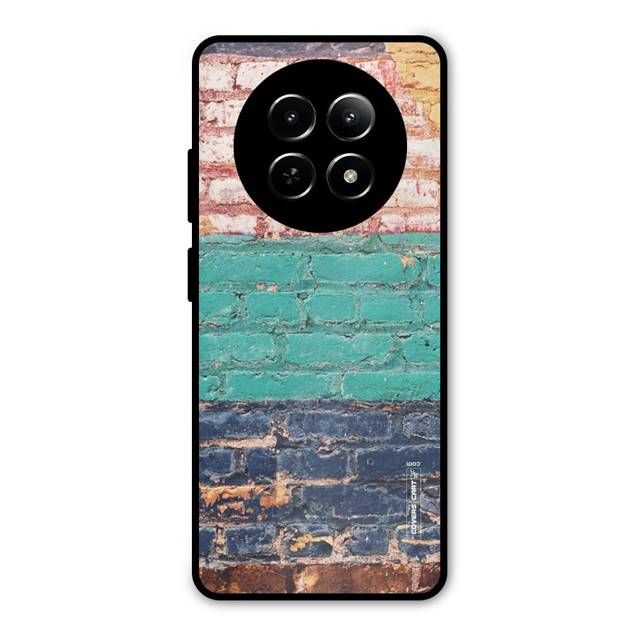 Wall Grafitty Metal Back Case for Realme Narzo 70x 5G