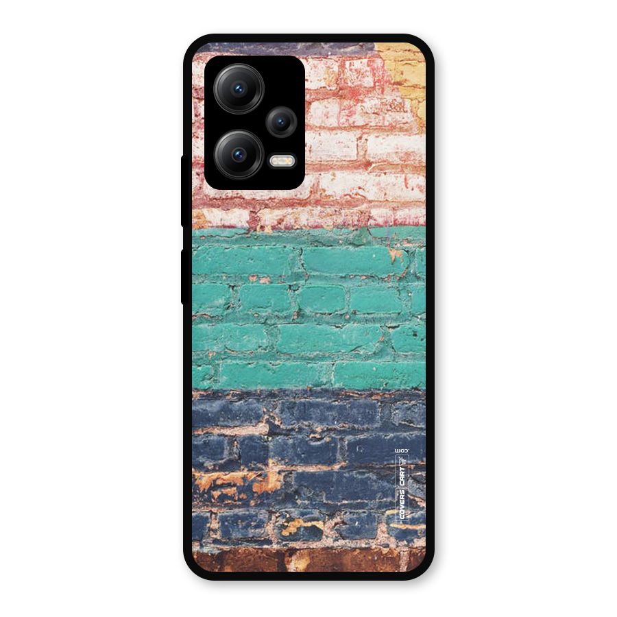 Wall Grafitty Metal Back Case for Redmi Note 12 5G