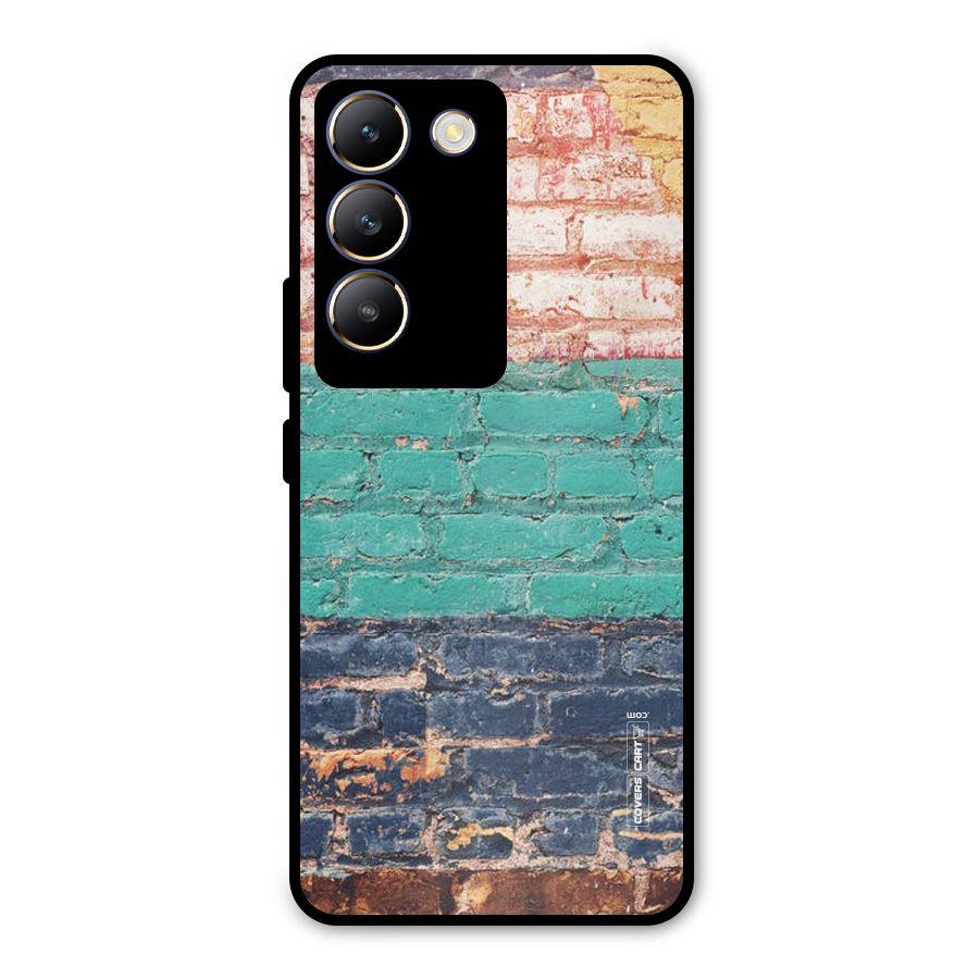 Wall Grafitty Metal Back Case for Vivo T3 5G