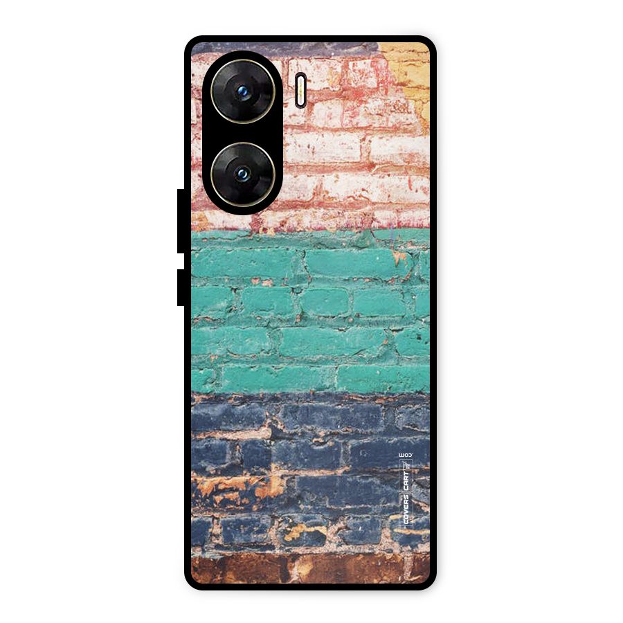 Wall Grafitty Metal Back Case for Vivo V29e