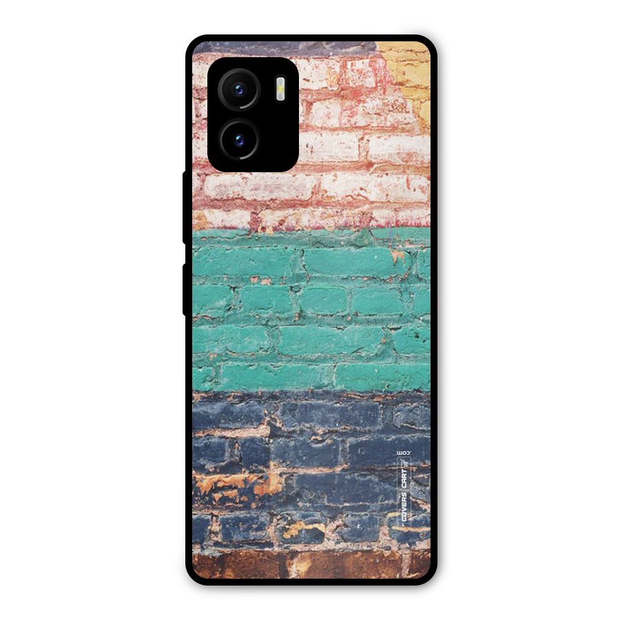 Wall Grafitty Metal Back Case for Vivo Y15s