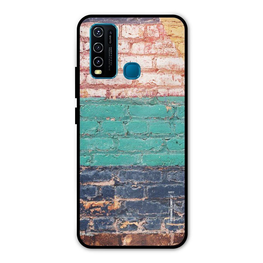 Wall Grafitty Metal Back Case for Vivo Y30
