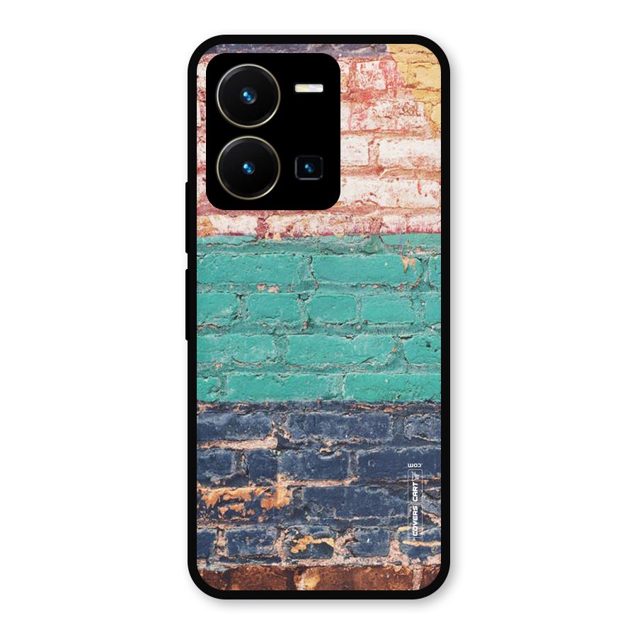 Wall Grafitty Metal Back Case for Vivo Y35