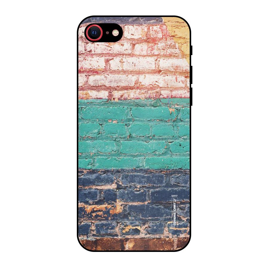 Wall Grafitty Metal Back Case for iPhone SE 2022