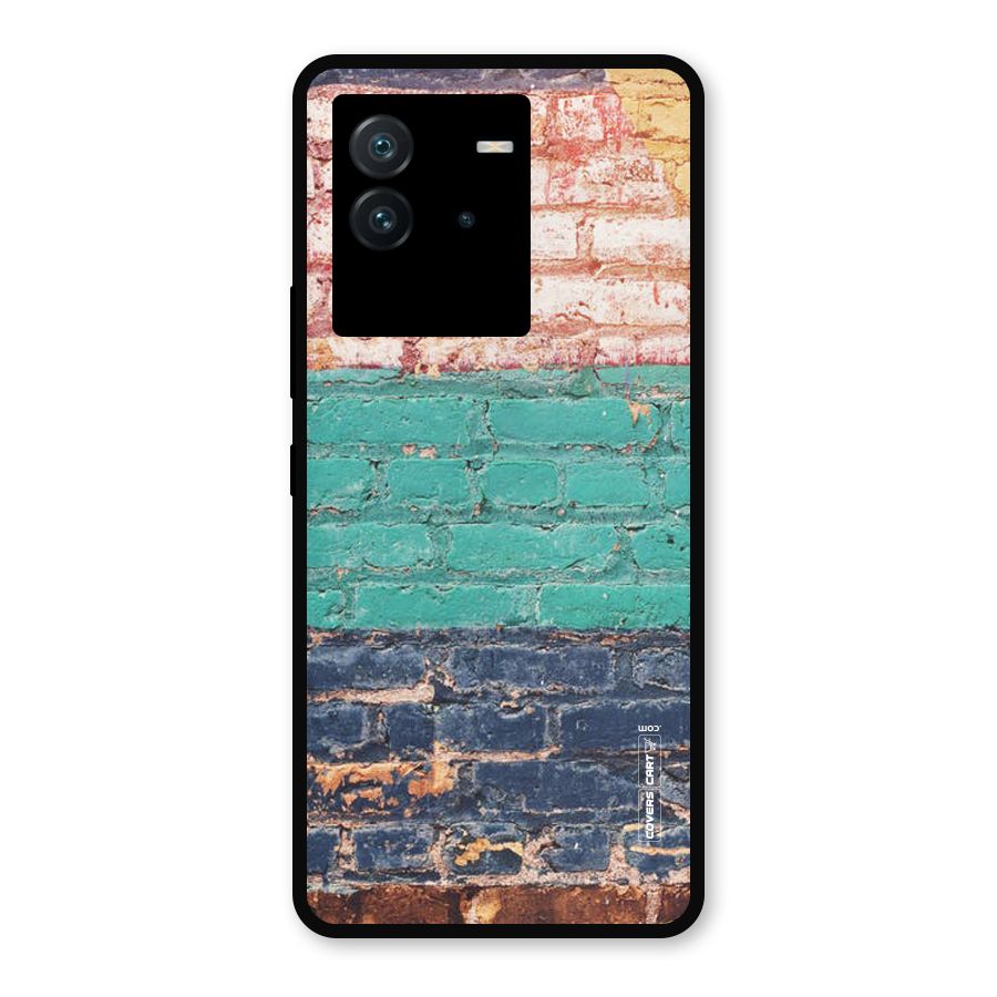 Wall Grafitty Metal Back Case for iQOO Neo 6 5G