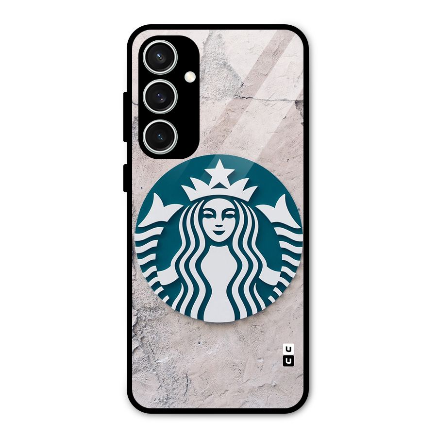 Wall StarBucks Glass Back Case for Galaxy S23 FE