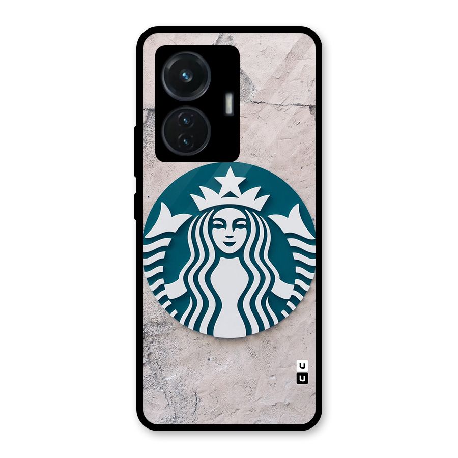 Wall StarBucks Glass Back Case for Vivo T1 44W