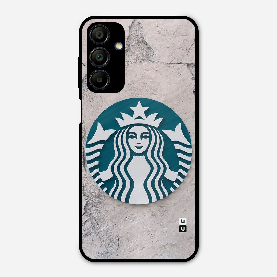 Wall StarBucks Metal Back Case for Galaxy A15 5G