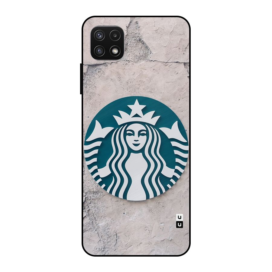 Wall StarBucks Metal Back Case for Galaxy A22 5G
