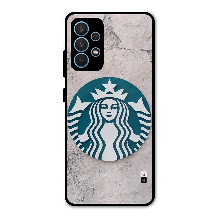 Wall StarBucks Metal Back Case for Galaxy A32
