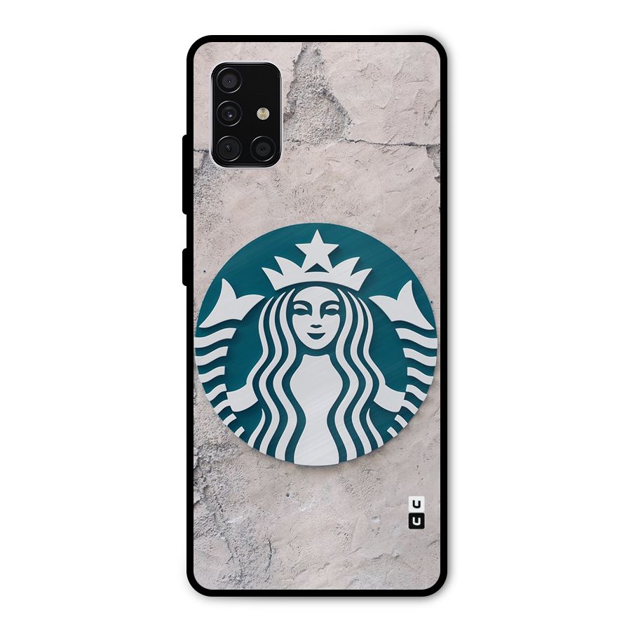 Wall StarBucks Metal Back Case for Galaxy A51