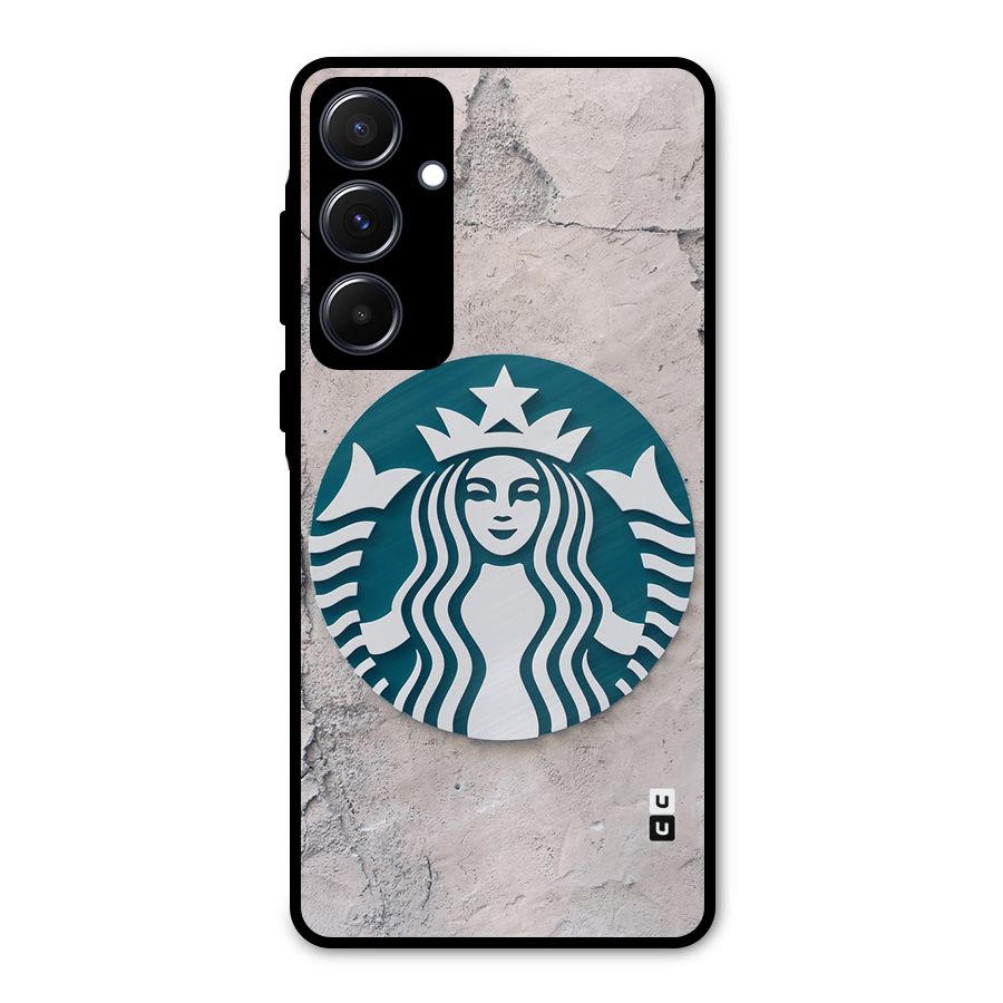 Wall StarBucks Metal Back Case for Galaxy A55