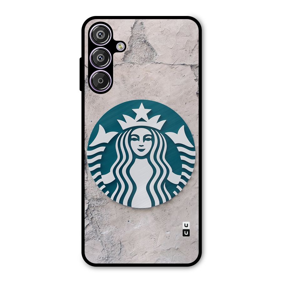 Wall StarBucks Metal Back Case for Galaxy F15