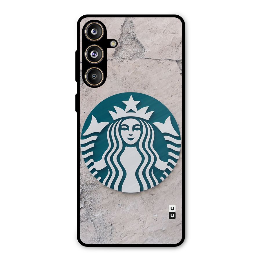 Wall StarBucks Metal Back Case for Galaxy F55