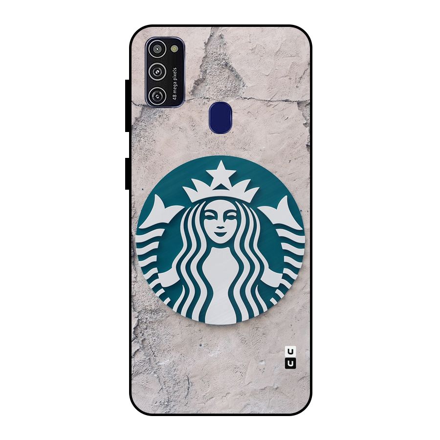Wall StarBucks Metal Back Case for Galaxy M30s