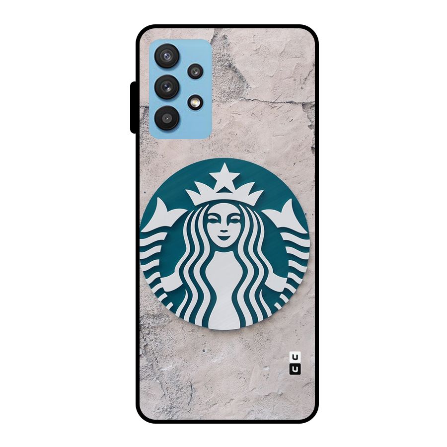 Wall StarBucks Metal Back Case for Galaxy M32 5G