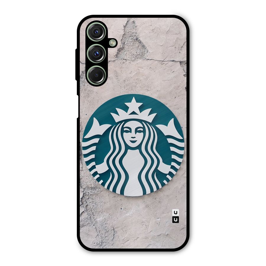 Wall StarBucks Metal Back Case for Galaxy M34
