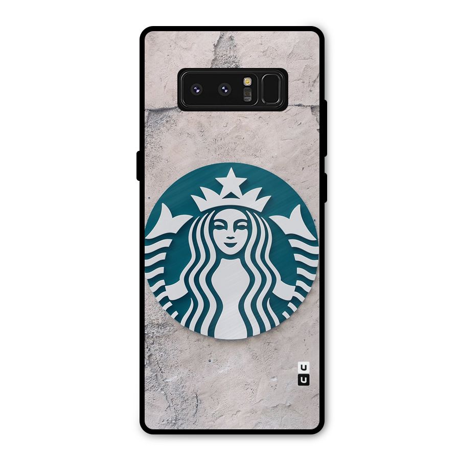 Wall StarBucks Metal Back Case for Galaxy Note 8