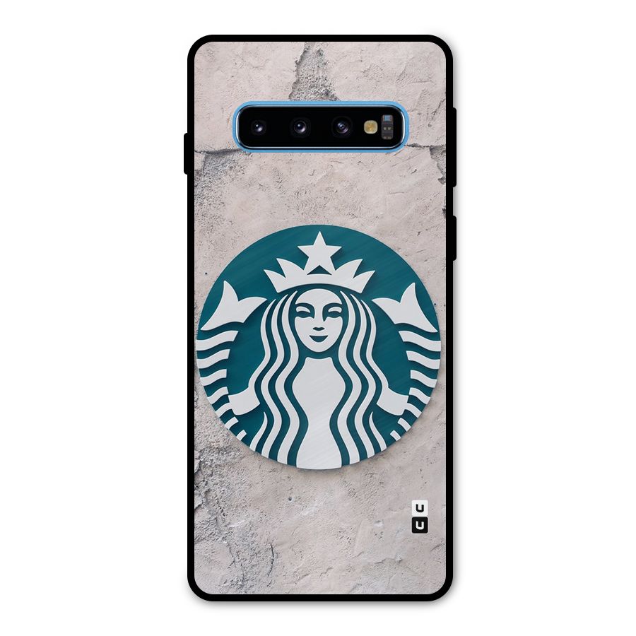 Wall StarBucks Metal Back Case for Galaxy S10