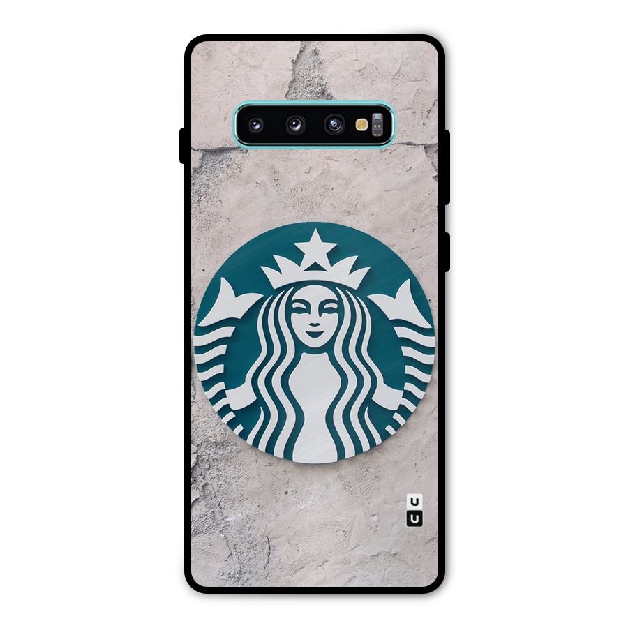 Wall StarBucks Metal Back Case for Galaxy S10 Plus