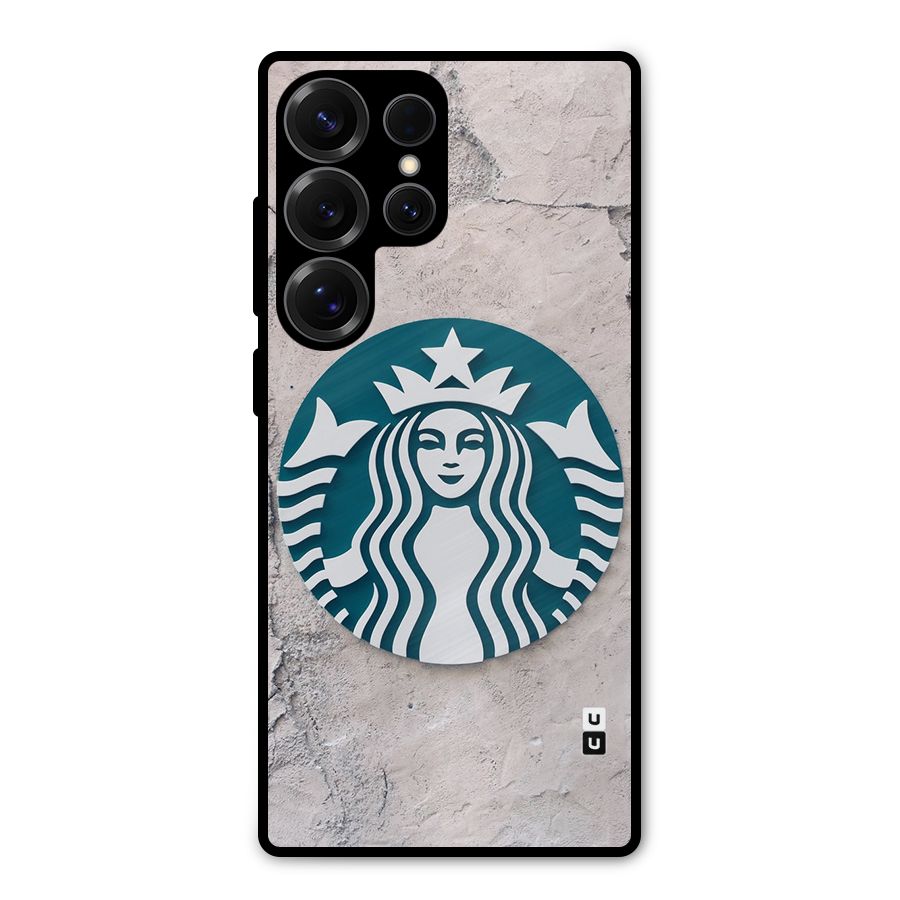 Wall StarBucks Metal Back Case for Galaxy S25 Ultra