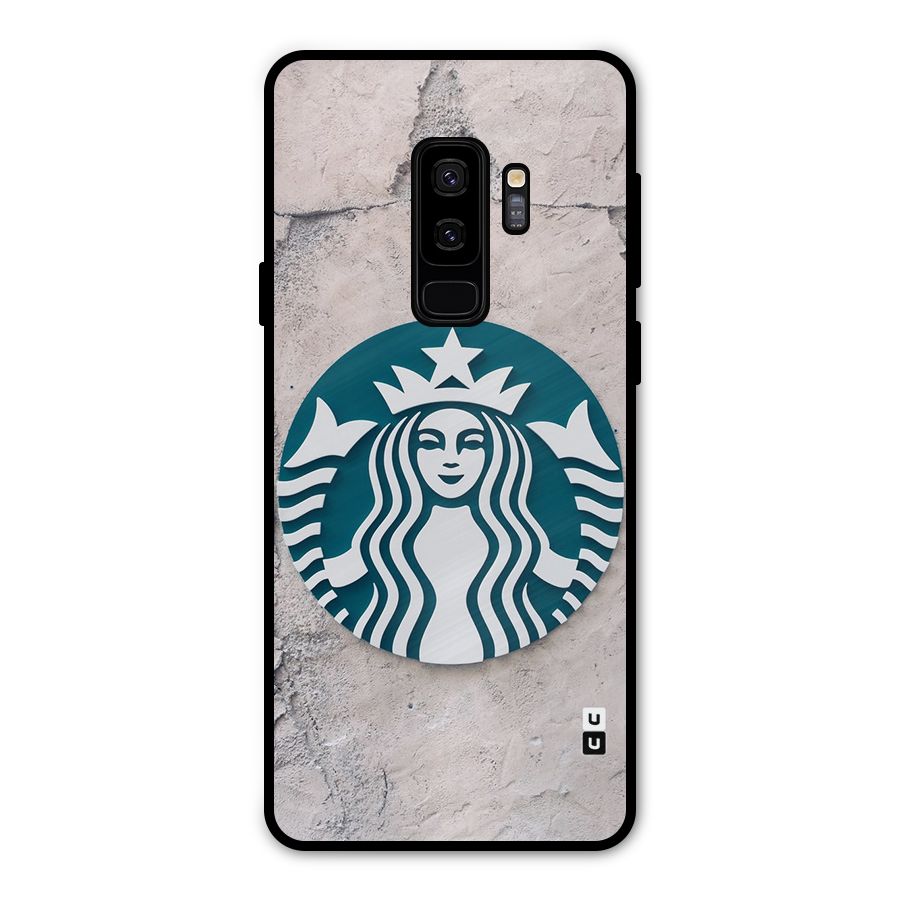 Wall StarBucks Metal Back Case for Galaxy S9 Plus